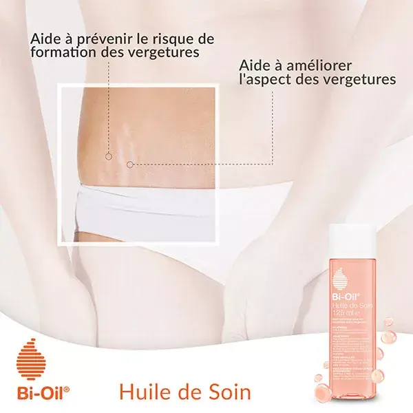 Bi-Oil Huile de Soin Hydratante Vergetures et Cicatrices 60ml