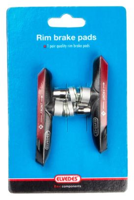 Paire de Patins Elvedes V-Type 72mm pour Conditions Humides