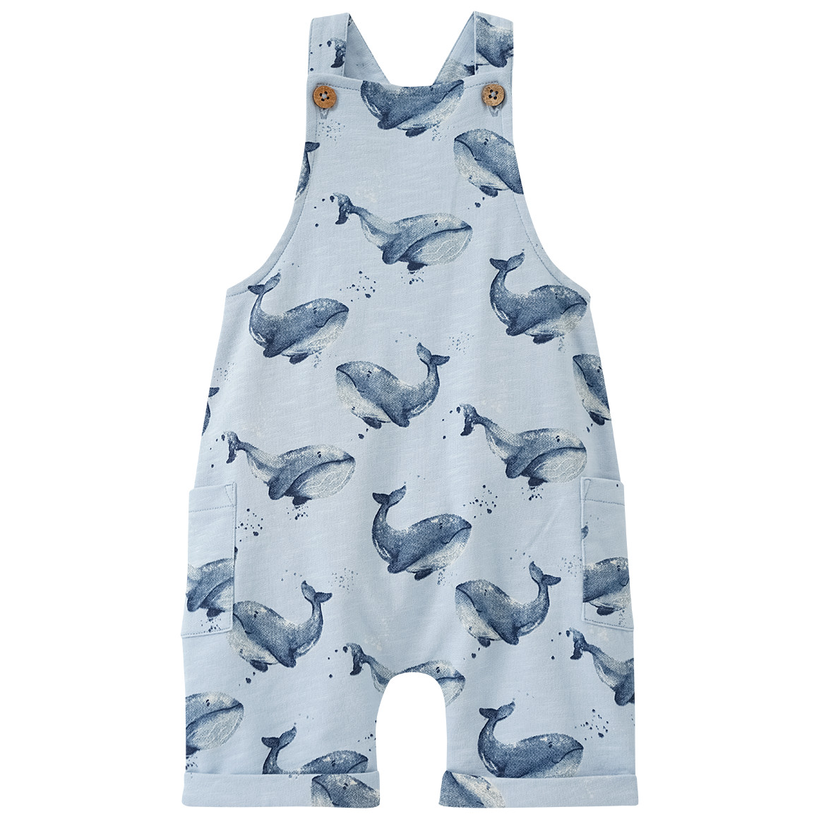 Topomini Pure Collection Newborn Strampler und Body im Set hellblau / creme