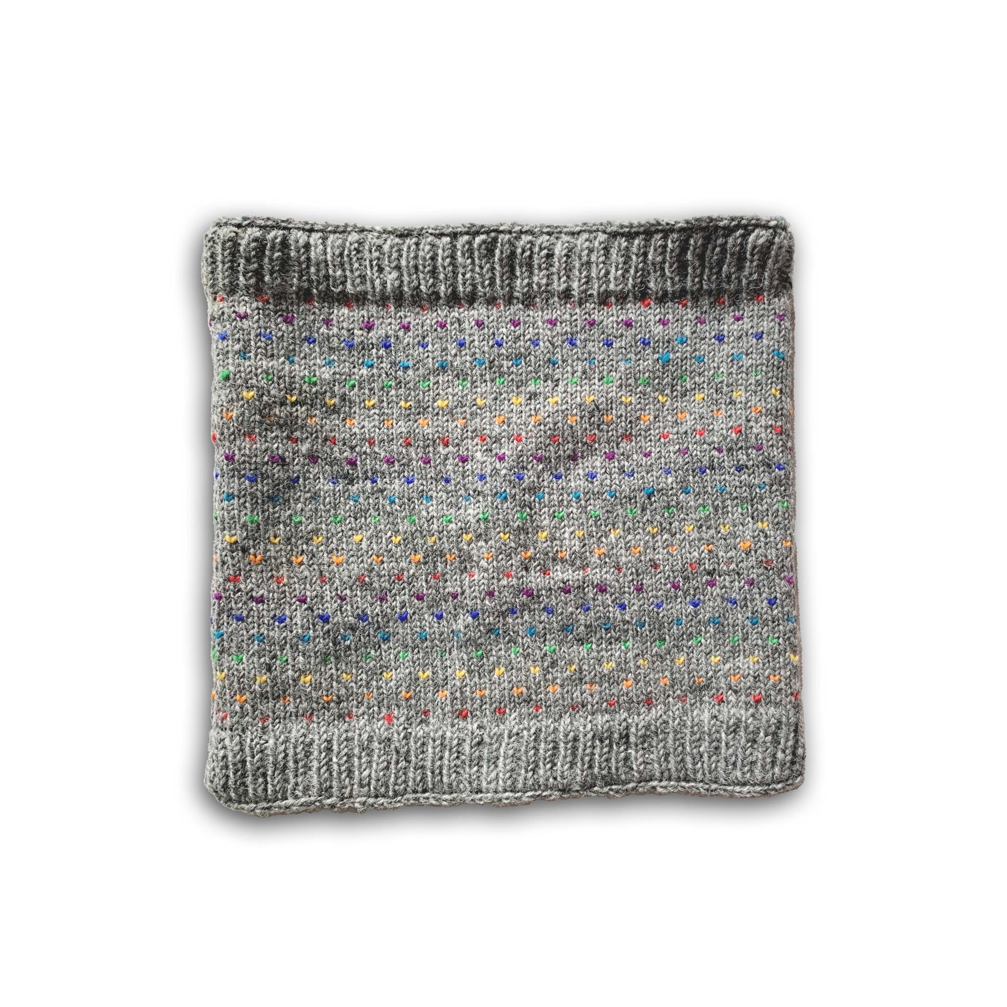 Rundschal, grau, multicolor, B 28 cm, H 26 cm günstig bestellen