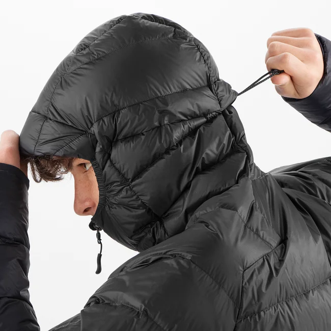 ELIXIR ULTRA DOWN  Daunenjacke mit Kapuze Herren DEEPBLACK