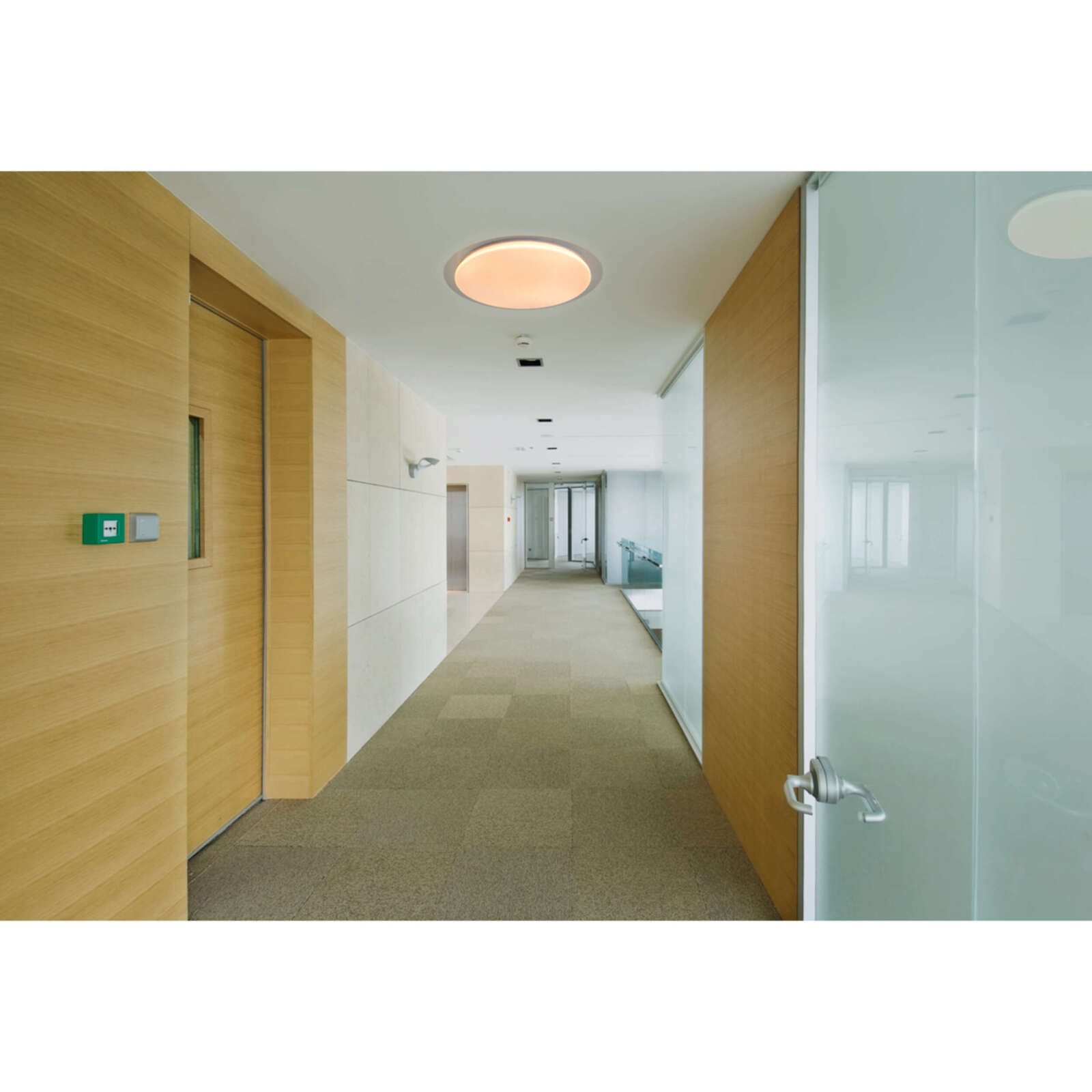 LED-Deckenleuchte LOCARNO - transparent - Ø 46 cm