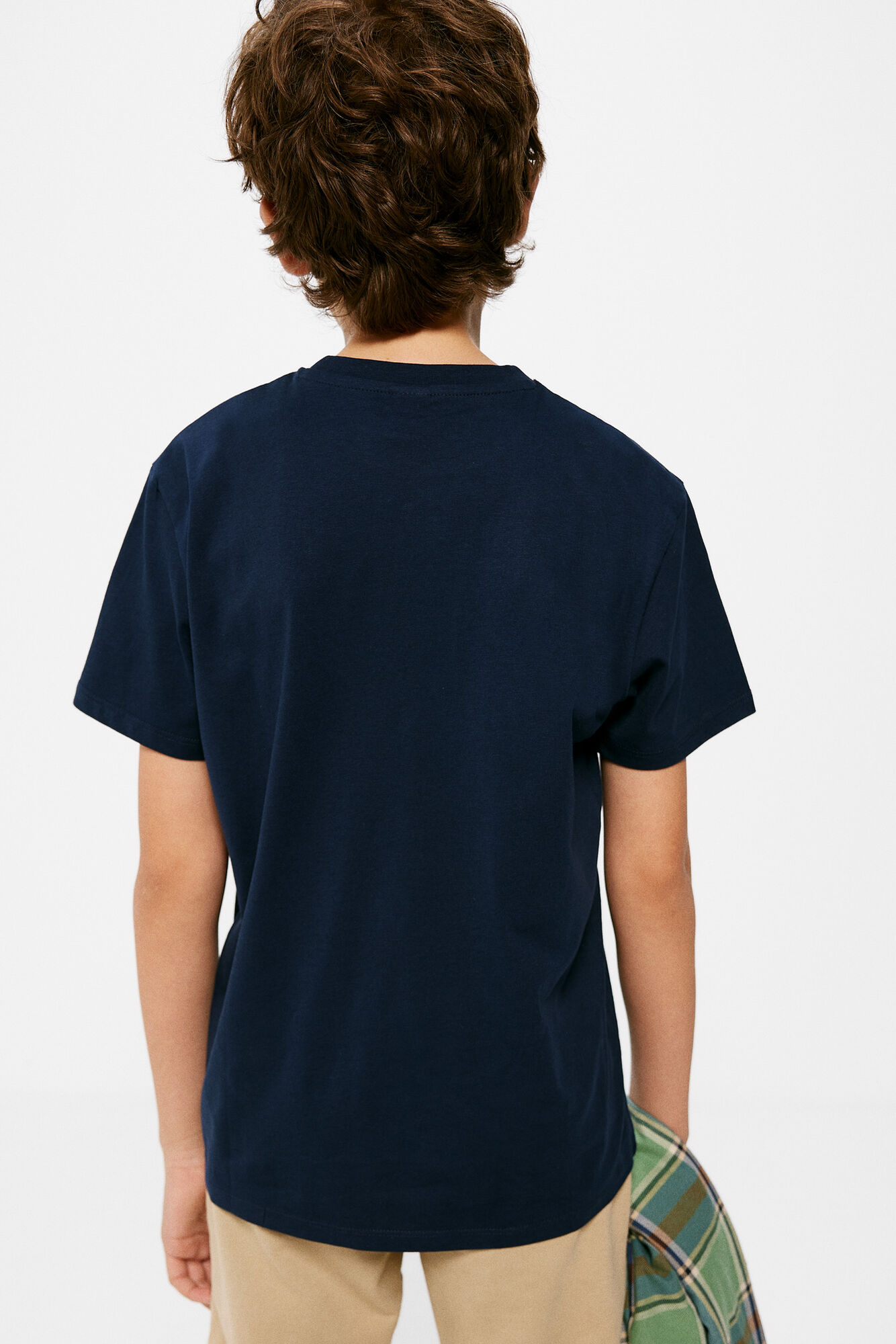 Camiseta infantil com estampa de skate
