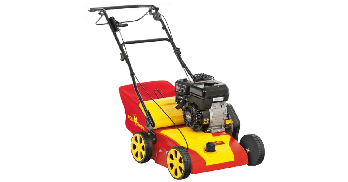WOLF-GartenBenzine Verticuteermachine VA 389 B verticuteerder  (Rood/geel, 38cm)