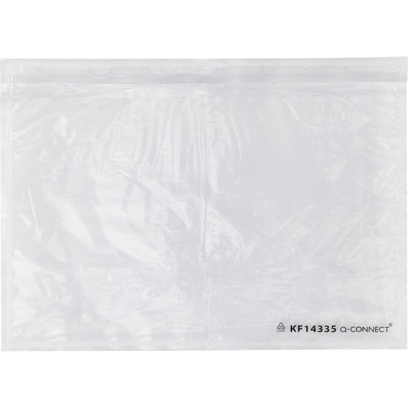 Pochette porte-documents adhésive transparente format 22,5 x 15,5 cm - Boîte de 250