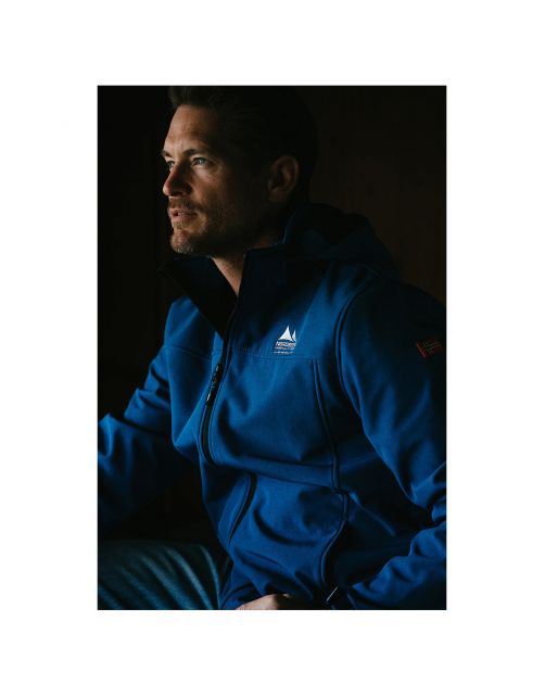 Nord Berg Heren Softshell Kjeld Petrol - Vrijetijdskleding
