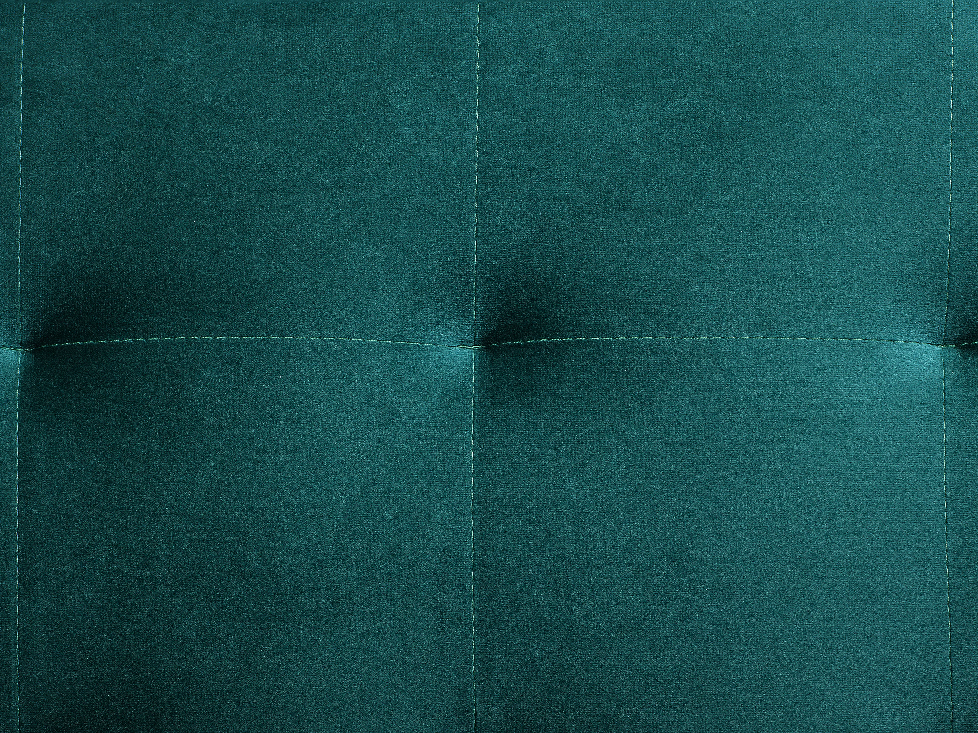 Ottomaan ABERDEEN Fluweel Groenblauw