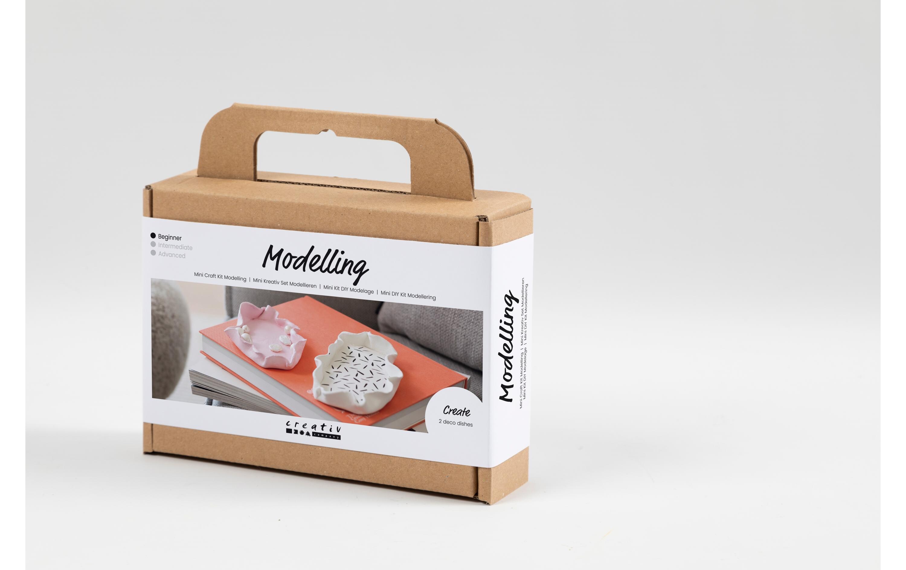 Modellier-Set Schalen Rosa/WeissMini Kreativ Set