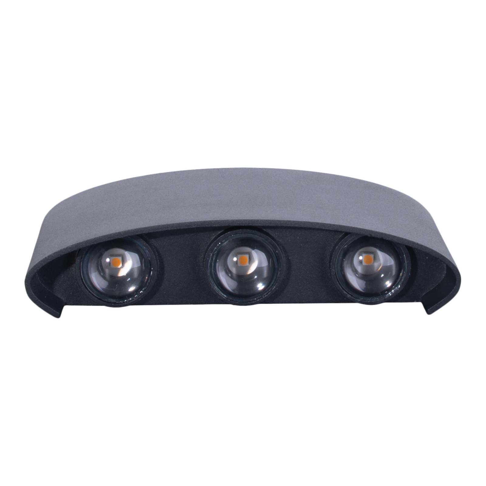 LED Außenwandleuchte - anthrazit - 14 cm breit