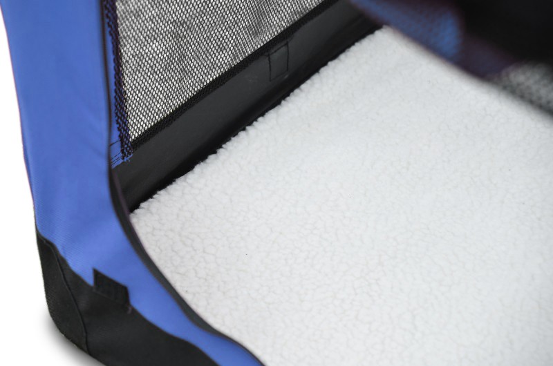 Hundebox faltbar L blau