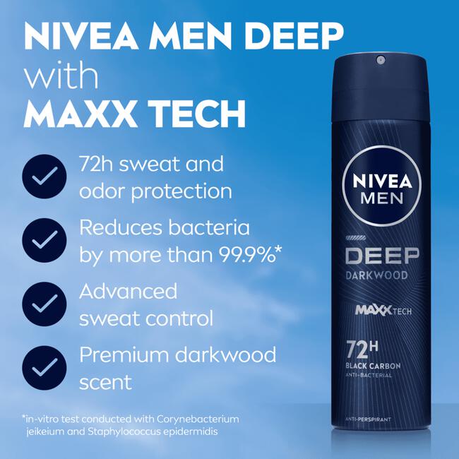 NIVEA MEN Deep Deodorant Spray 150 ML
