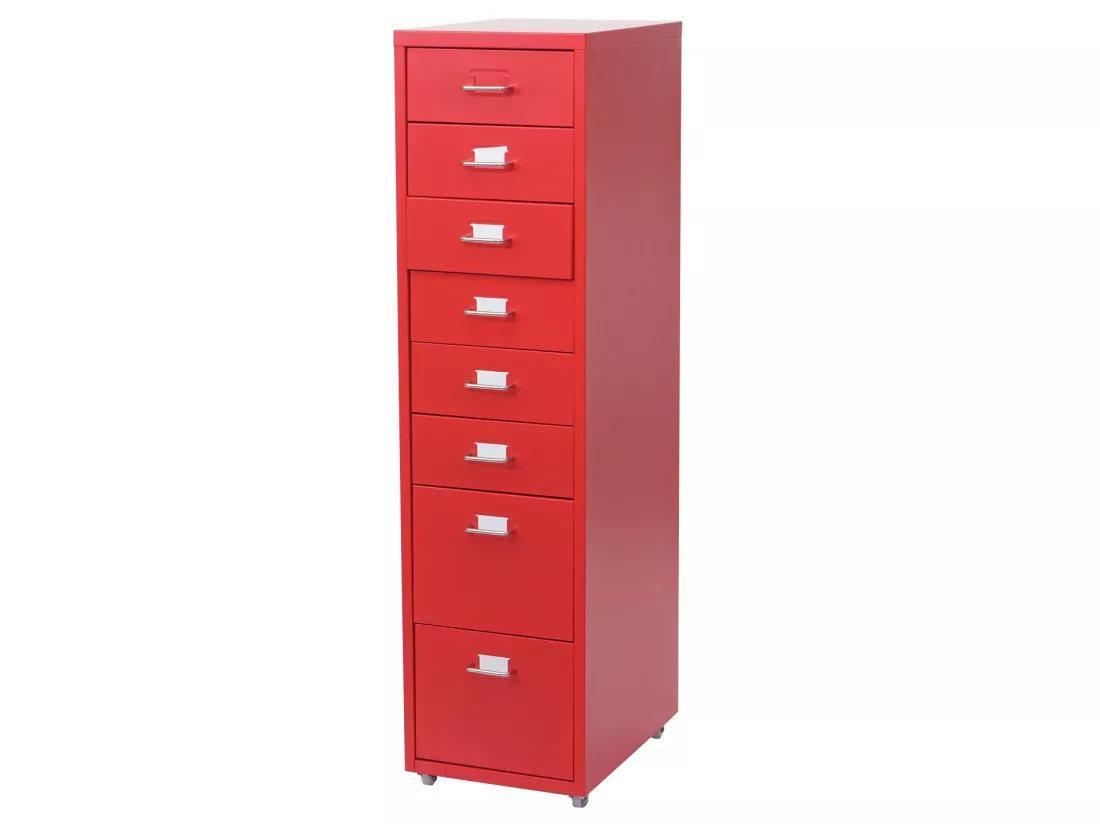 Caisson roulant Preston T851, rouge