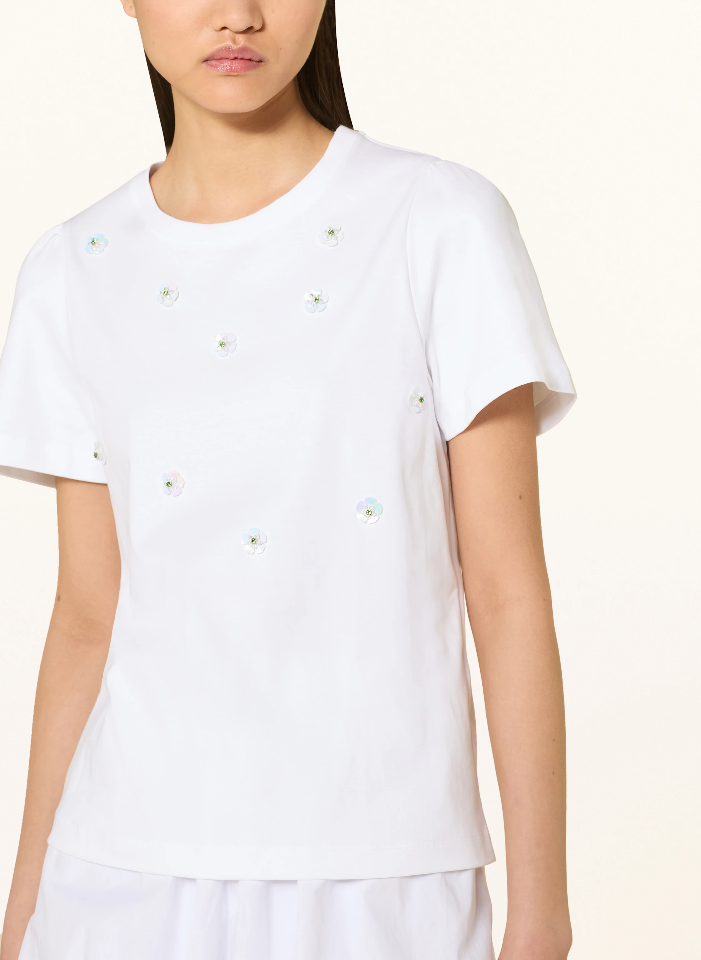 Rich & Royal T-Shirt mit Schmucksteinen