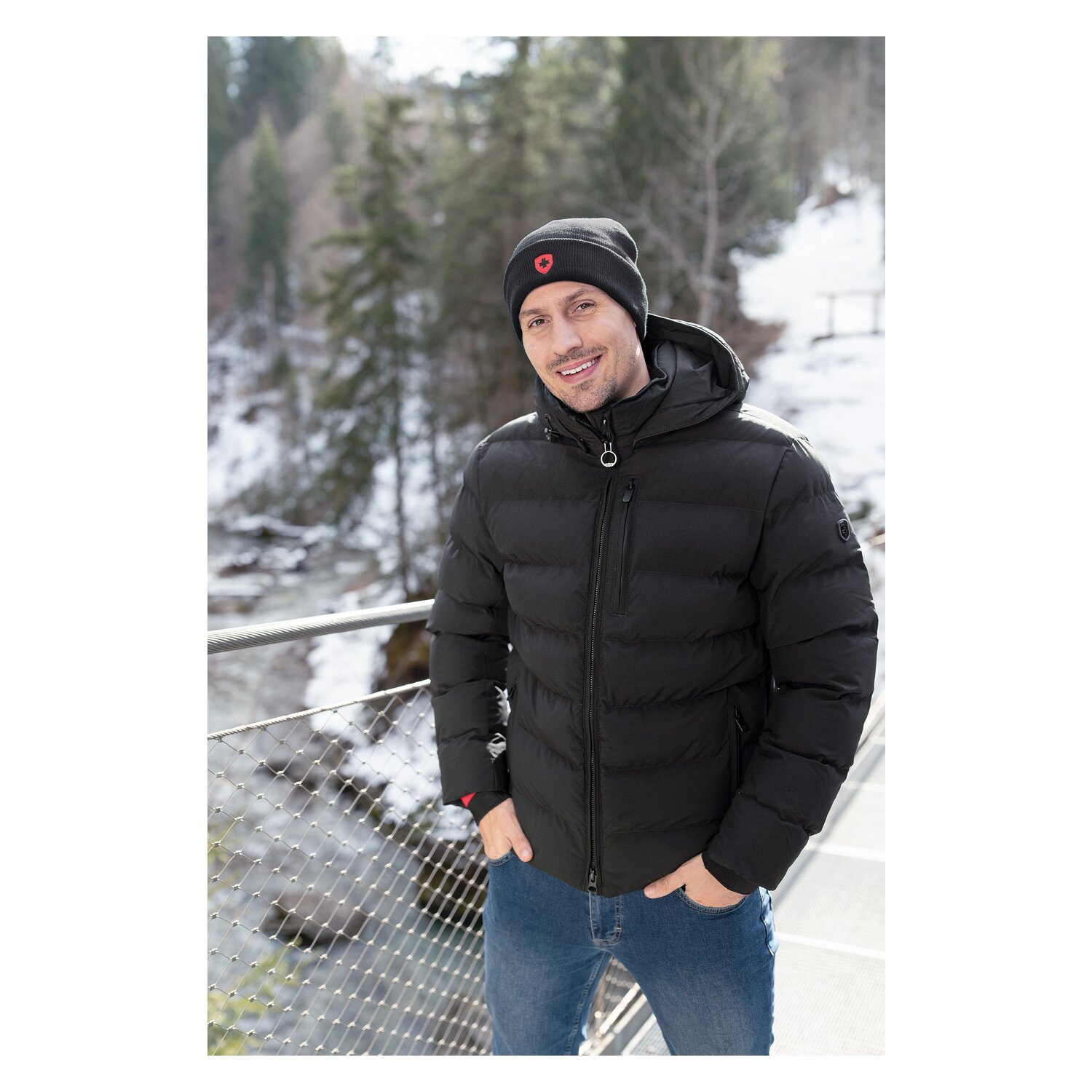 WELLENSTEYN Jacke Blackbird Men Short - schwarz
