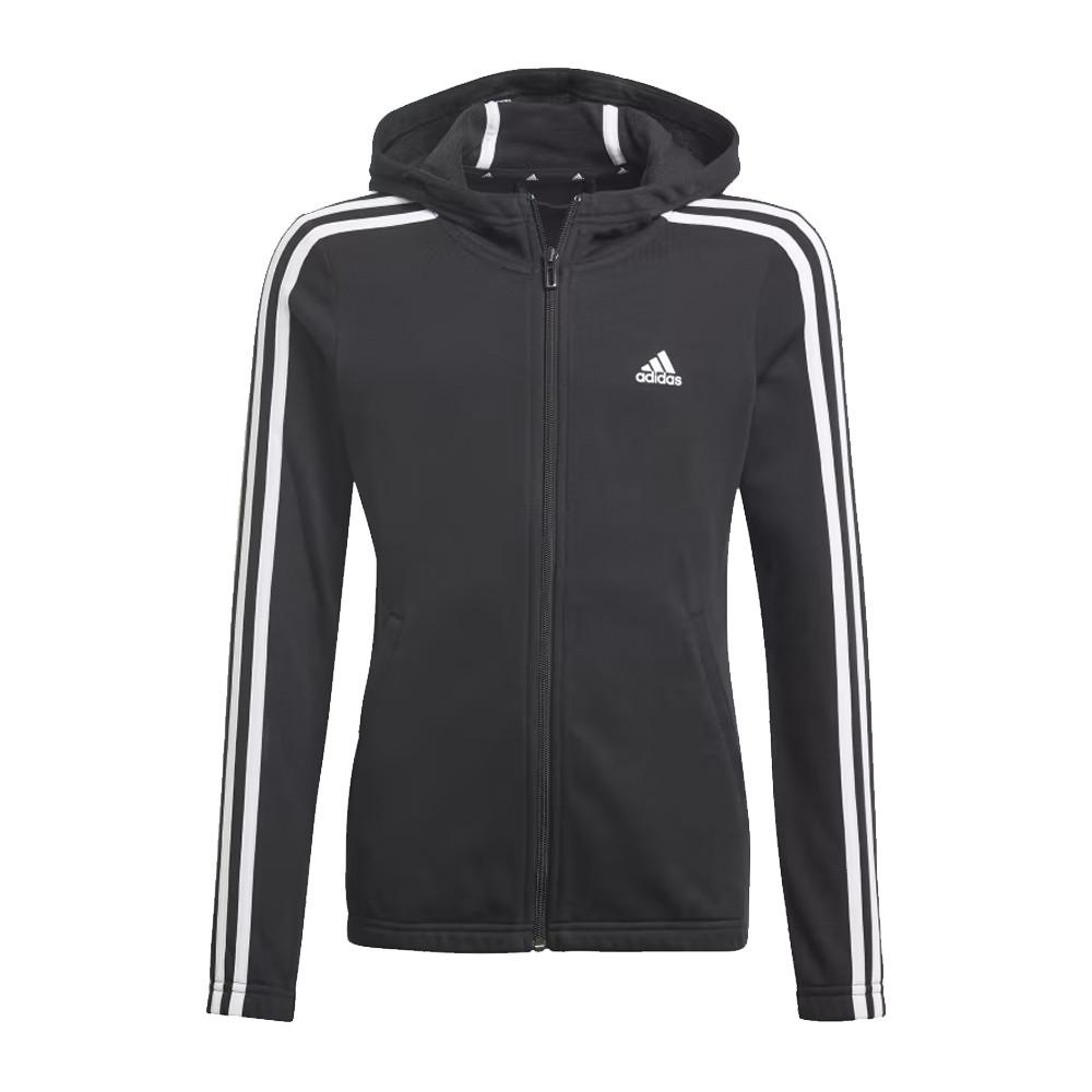 Adidas Sweat Zippé Noir Garçon Adidas GQ8356