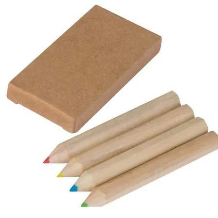 Macma Mini Buntstifte 4 verschiedene Farben, 40 Stück