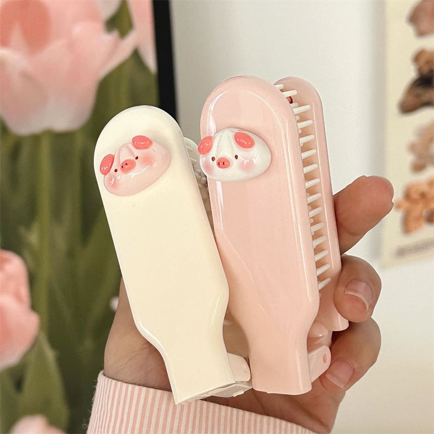 Bohod - Opvouwbare haarborstel met dierenmotief (verschillende ontwerpen)
