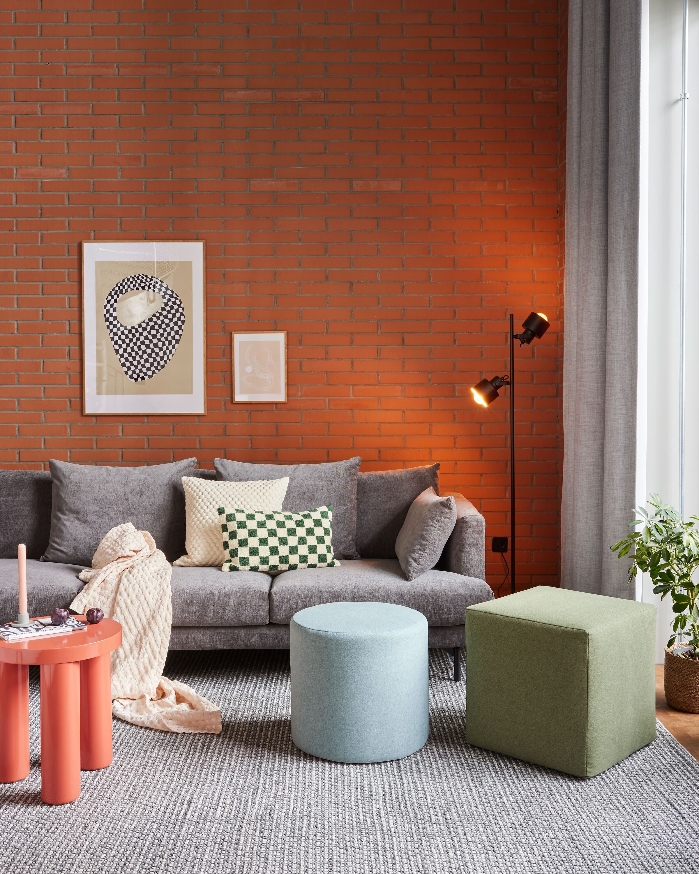 MARTENS 3.5er-Sofa - Anthrazit / B: 248.0 cm x T: 100.0 cm x H: 84.0 cm