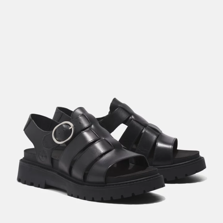 Sandale Clairemont Way Fisherman pour femme en noir
