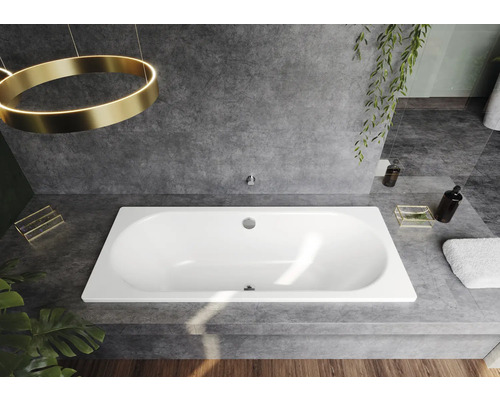 KALDEWEI Classic Duo 107 ligbad, 75 x 170 cm, alpinewit glanzend, 290700010001