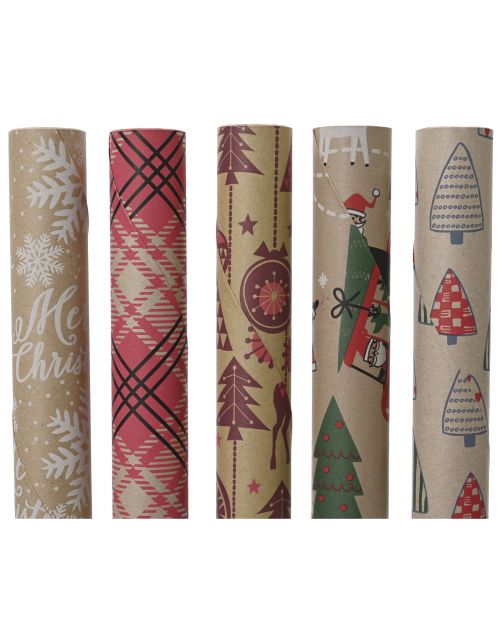 Decoris Inpakpapier - Decoratie - 70x200 cm Assorti