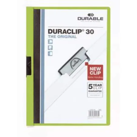 Durable 220005 Klemm-Mappe DURACLIP® 30, grün