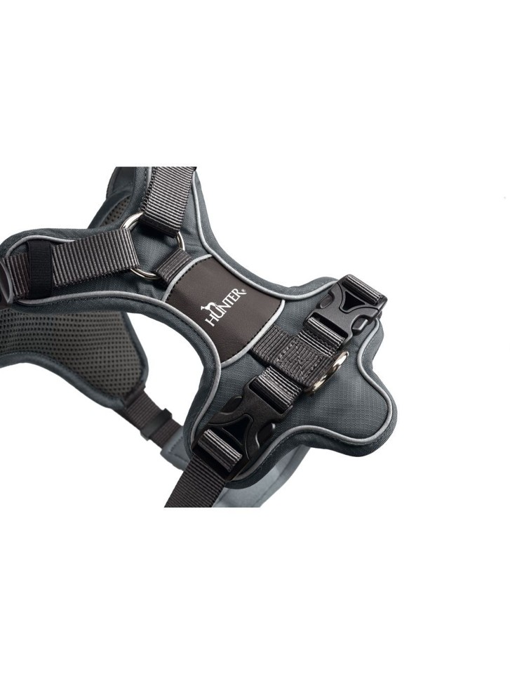 Hunter - Hundesele Divo L grey/grey