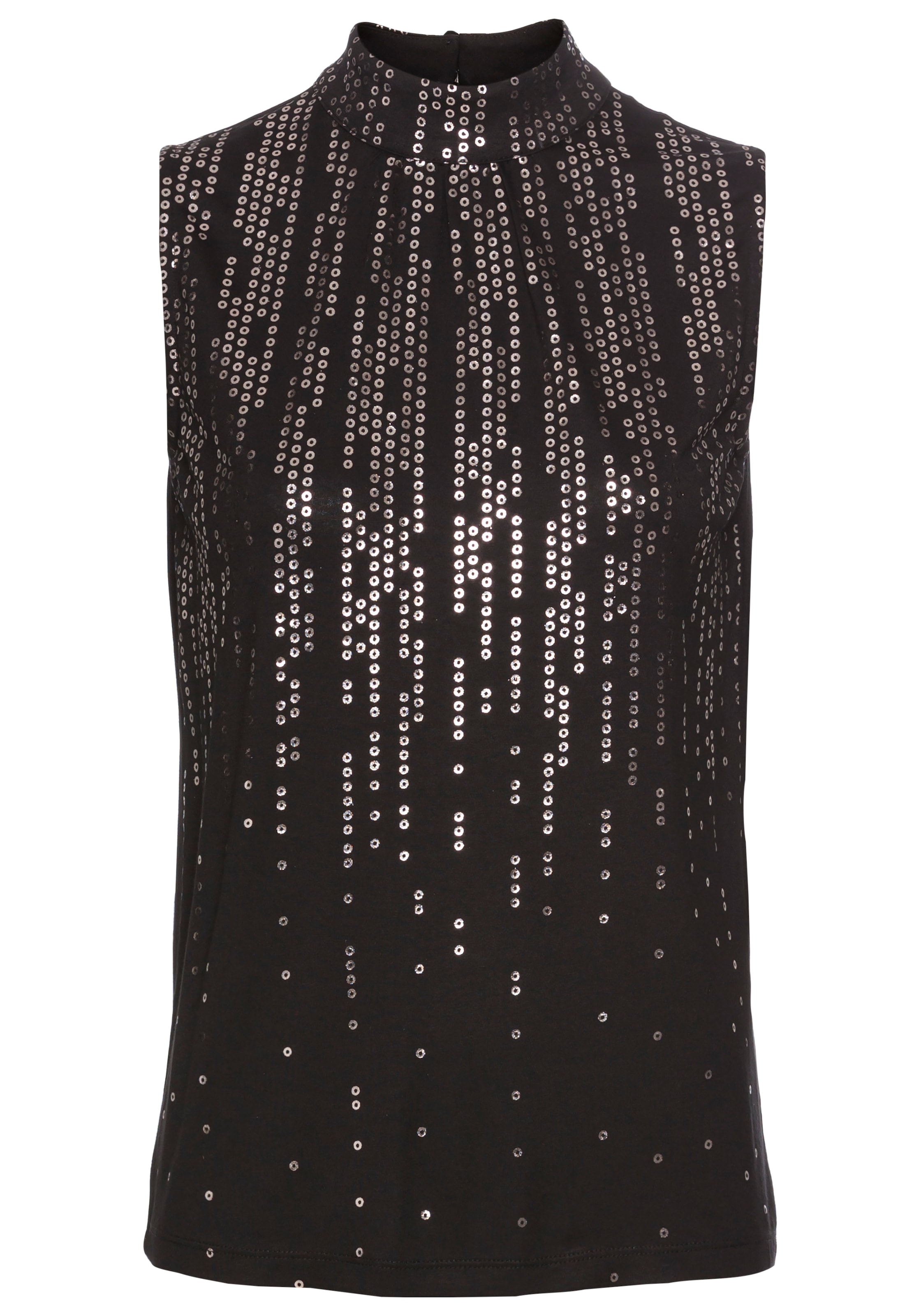 Laura Scott Shirttop , mit Paillettenprint