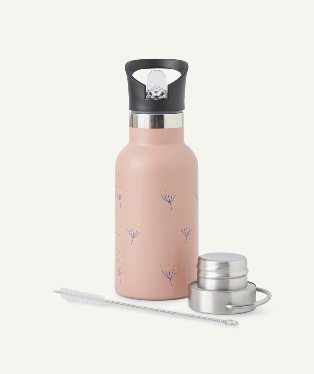 FRESKGOURDE ROSE MOTIFS PISSENLIT 350ML FILLE