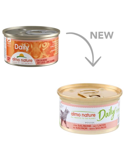 Almo Nature Cat Blik Daily Menu Mousse 85 g - Kattenvoer