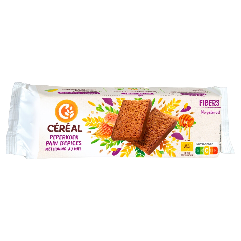 3x Céréal Ontbijtkoek Honing300 gr