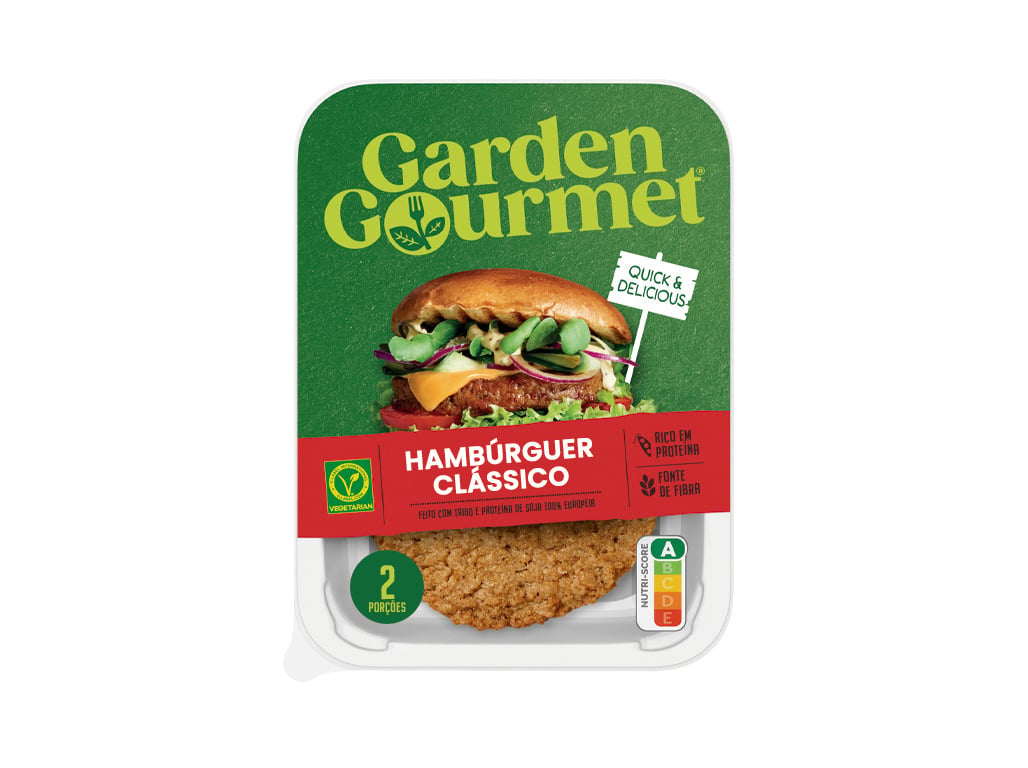 REFEIÇÃO GARDEN GOURMET HAMBURGUER VEGETAIS CLÁSSICO 150G