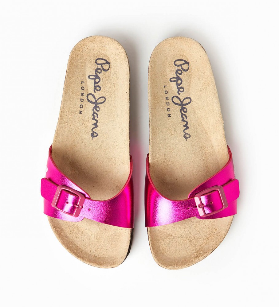 Sandálias anatômicas Pepe Jeans Oban Metal rosa