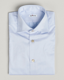 Kiton Cotton Dress Shirt Light Blue