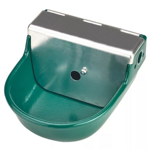 Garrafa de água flutuante para animais, verde