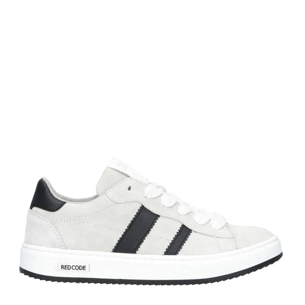Red Code suède sneakers grijs