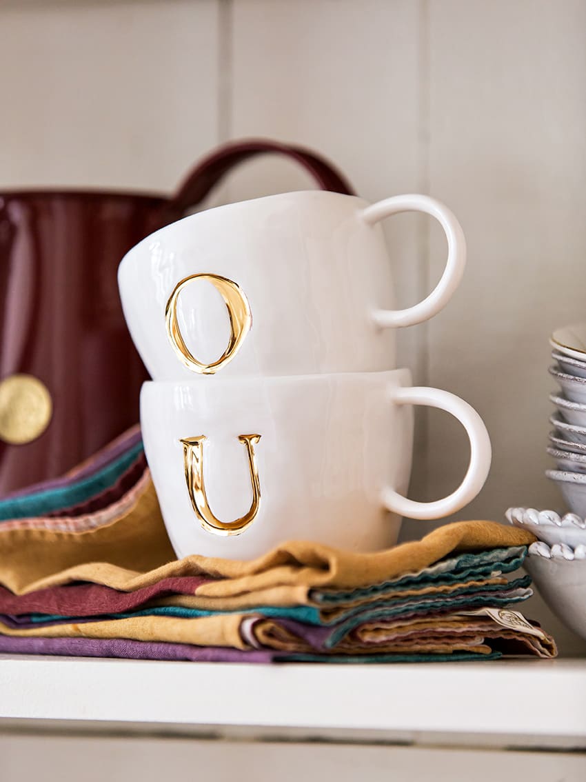 Sézane Maison - Mug Appolline - Lettre U - LES COMPOSANTES/DÉCOUVRIR 5906745