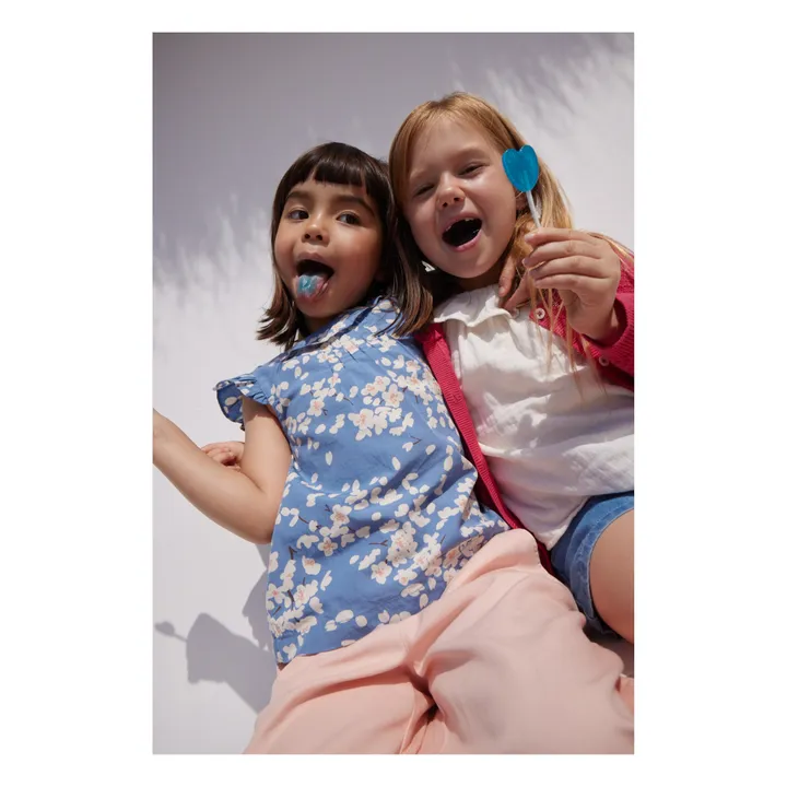 Petit Bateau Blouse Memory Blossom | Bleu