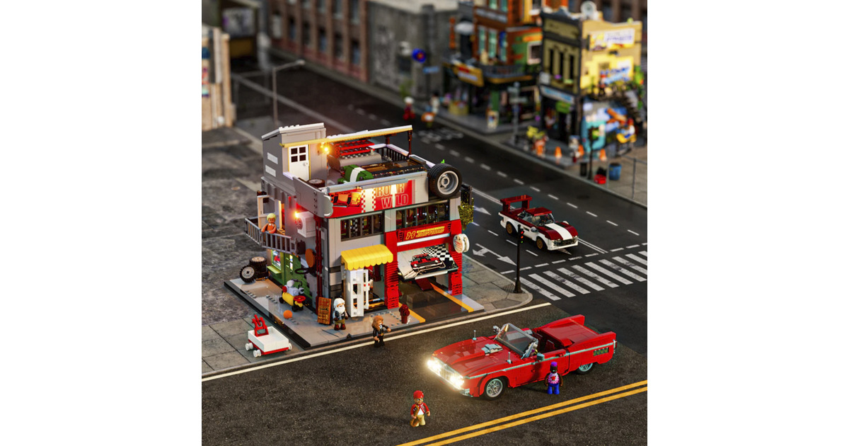LumibricksCollectible Low Rider - Big Red Constructiespeelgoed
