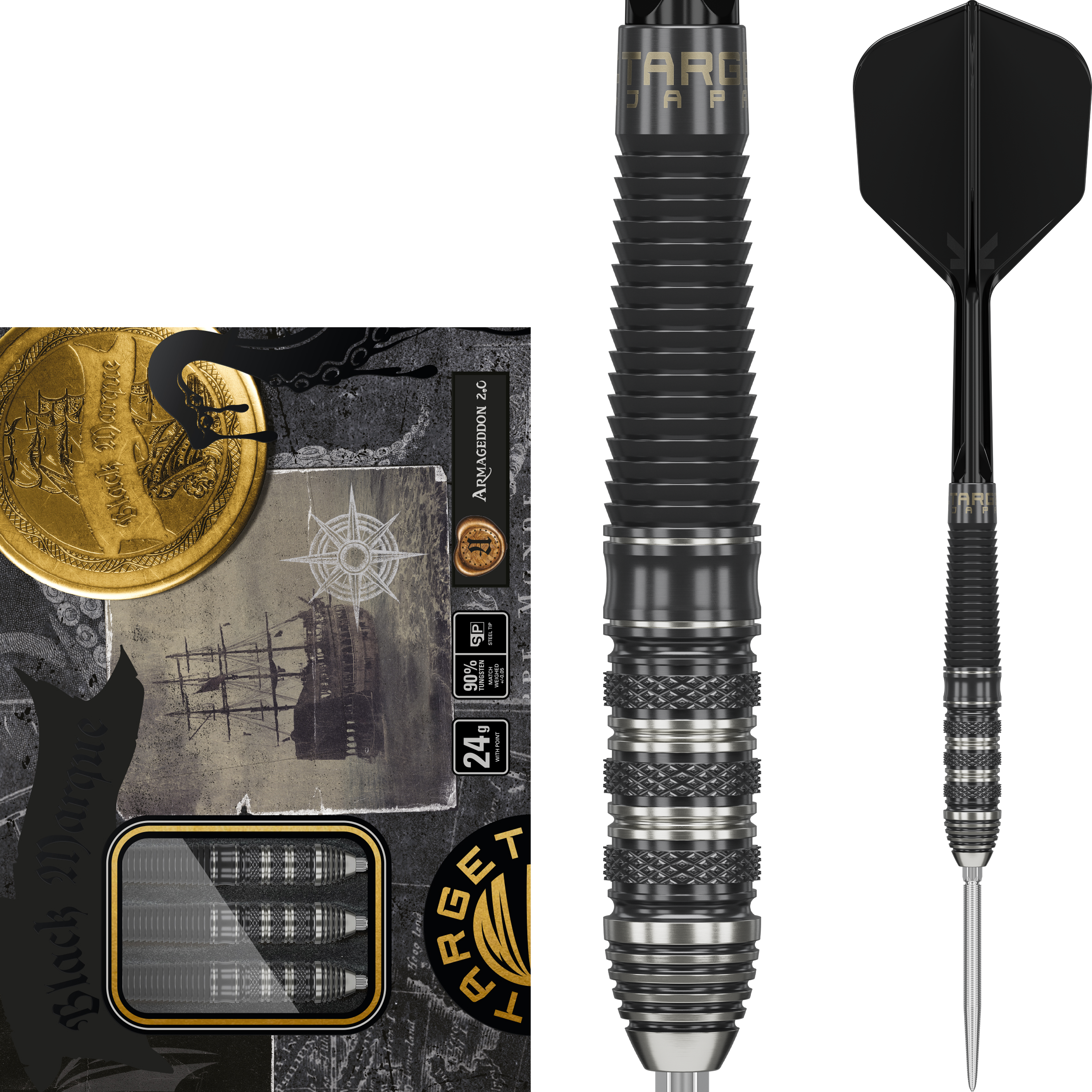 Target Japan - Swiss Point - Black Marque Armageddon G2 - Steeldart