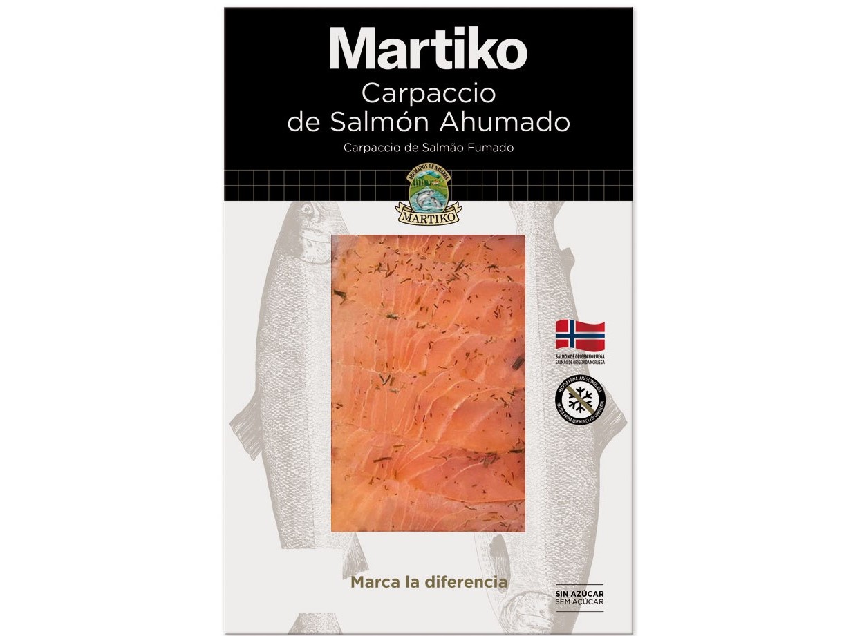 CARPACCIO SALMÃO MARTIKO FUMADO 80 GR