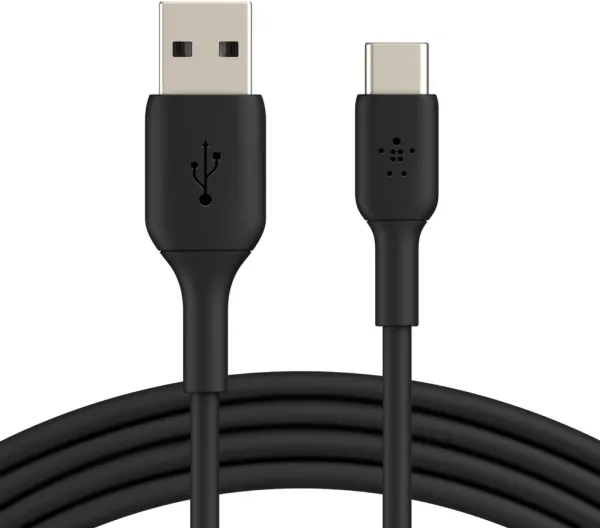 Belkin BoostCharge - USB-kabel - 24 pin USB-C (han) til USB (han) - 2 m - sort