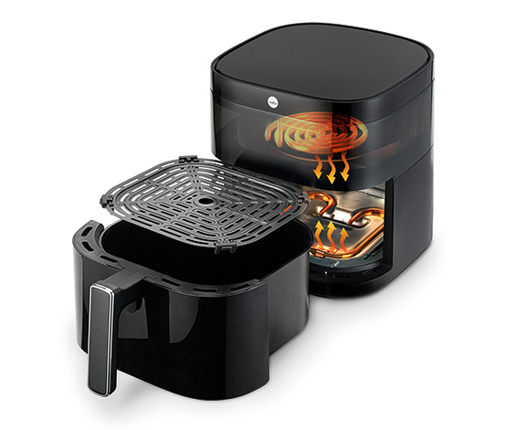 WILFA Heißluftfritteuse »Dualfry«, 6 l