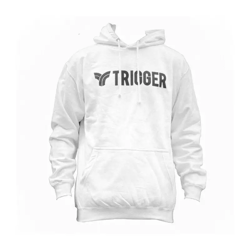Sweatshirt TRIGGER College capuche Blanc