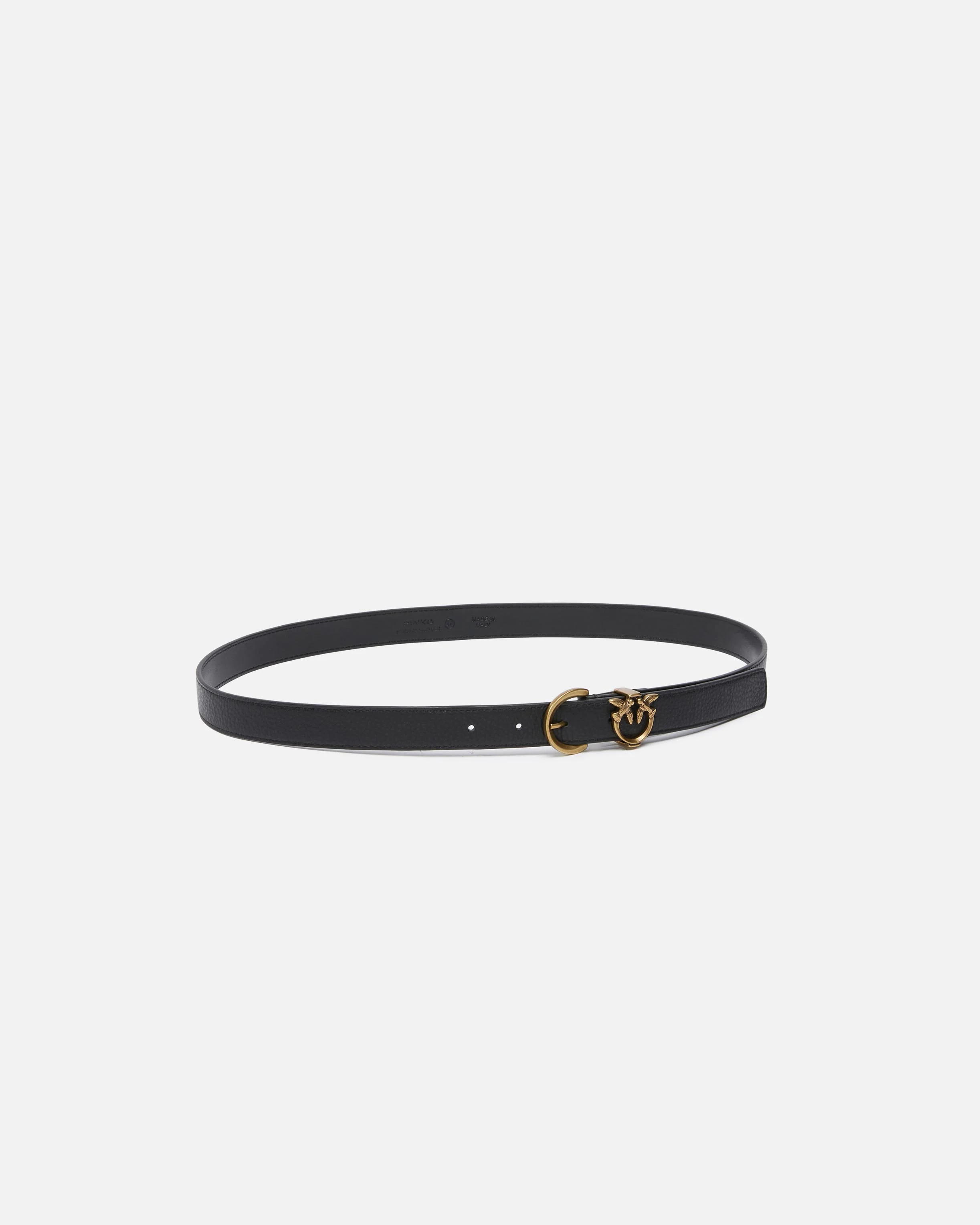 Ceinture avec détail love birds 2,5 cm | Noir