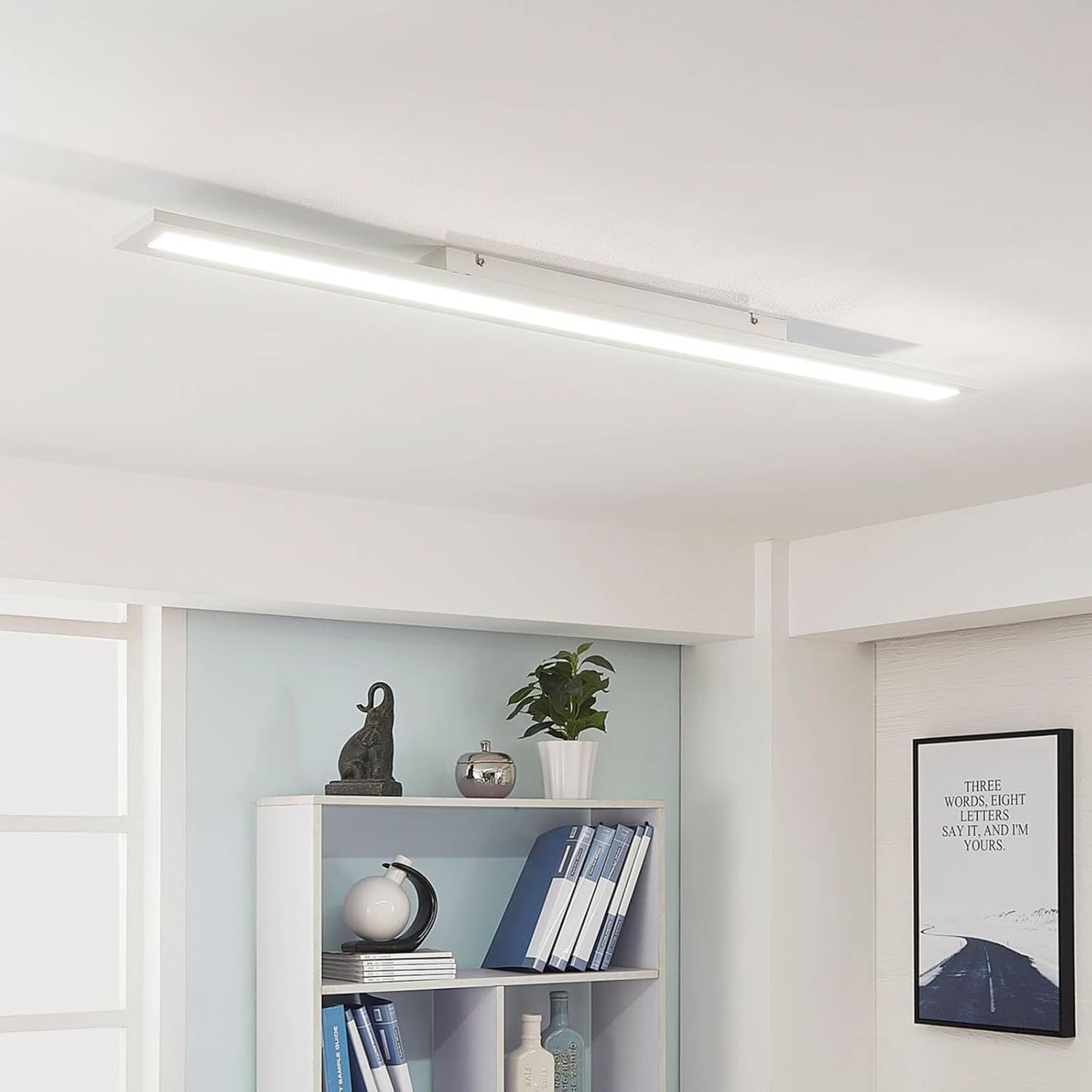 Arcchio LED (LED Panel) Arya dimmbar mit Leselampe in Weiß (1 flammig,) Arbeitszimmerleuchte