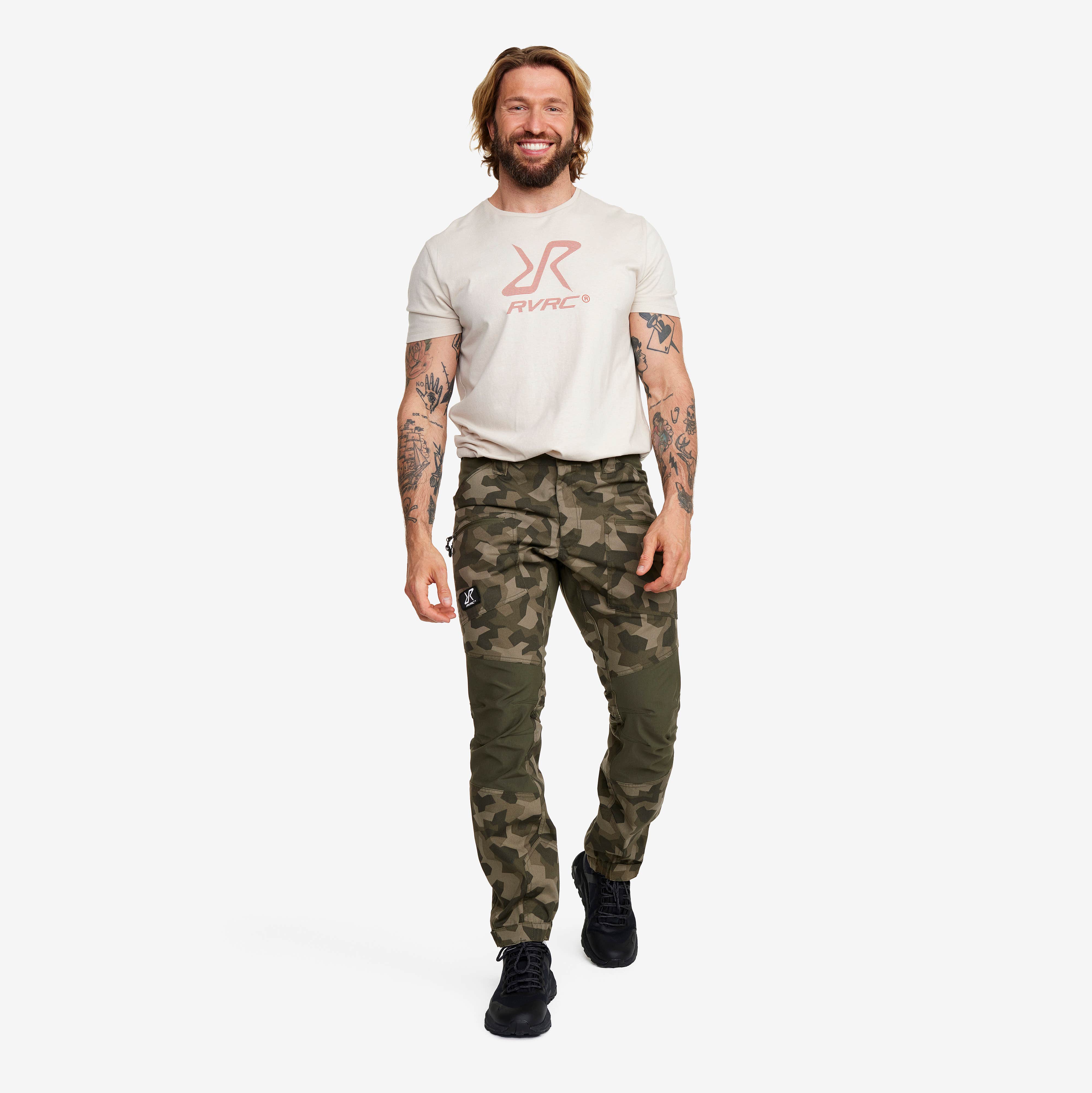 Nordwand Pro Pants Herre Forest Camo