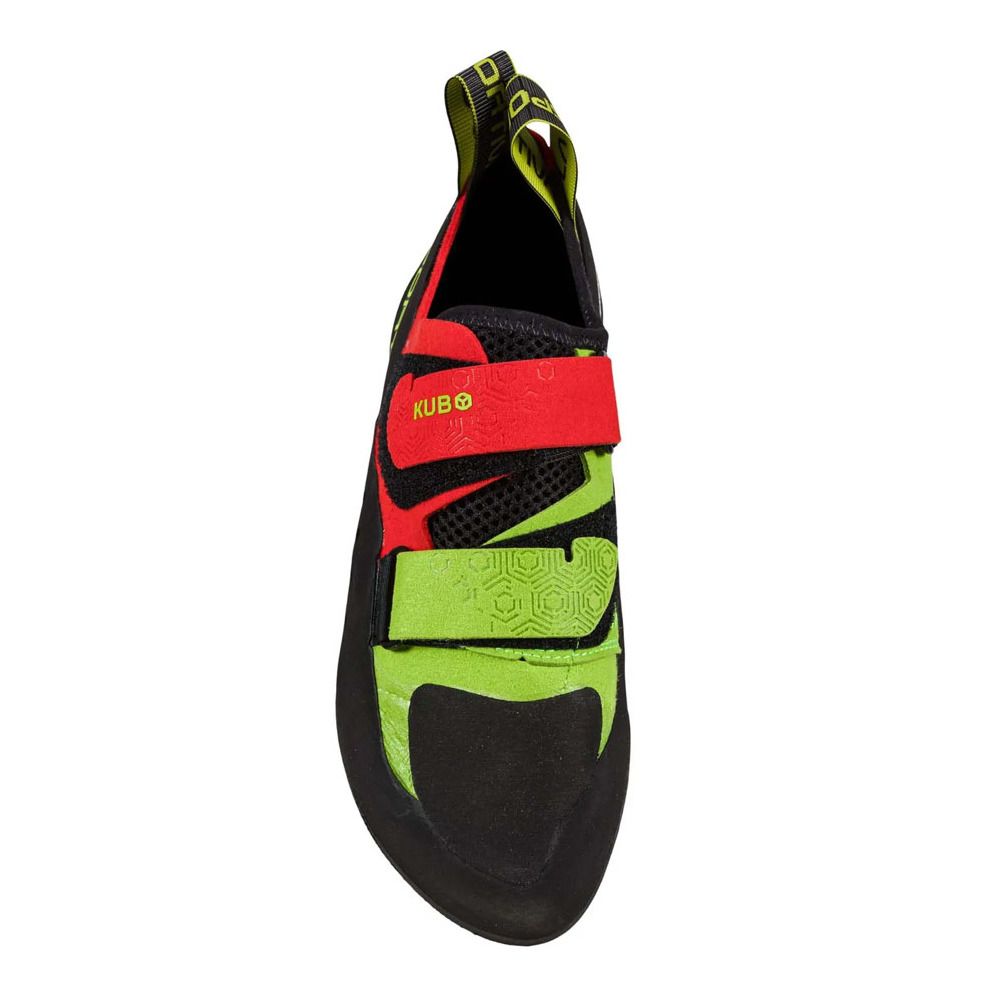 La Sportiva KUBO - Chaussons d'escalade Homme goji/neon