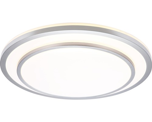 LED plafondlamp 12W 1200 lm 3000K Ø 28 cm Luciano wit/aluminium