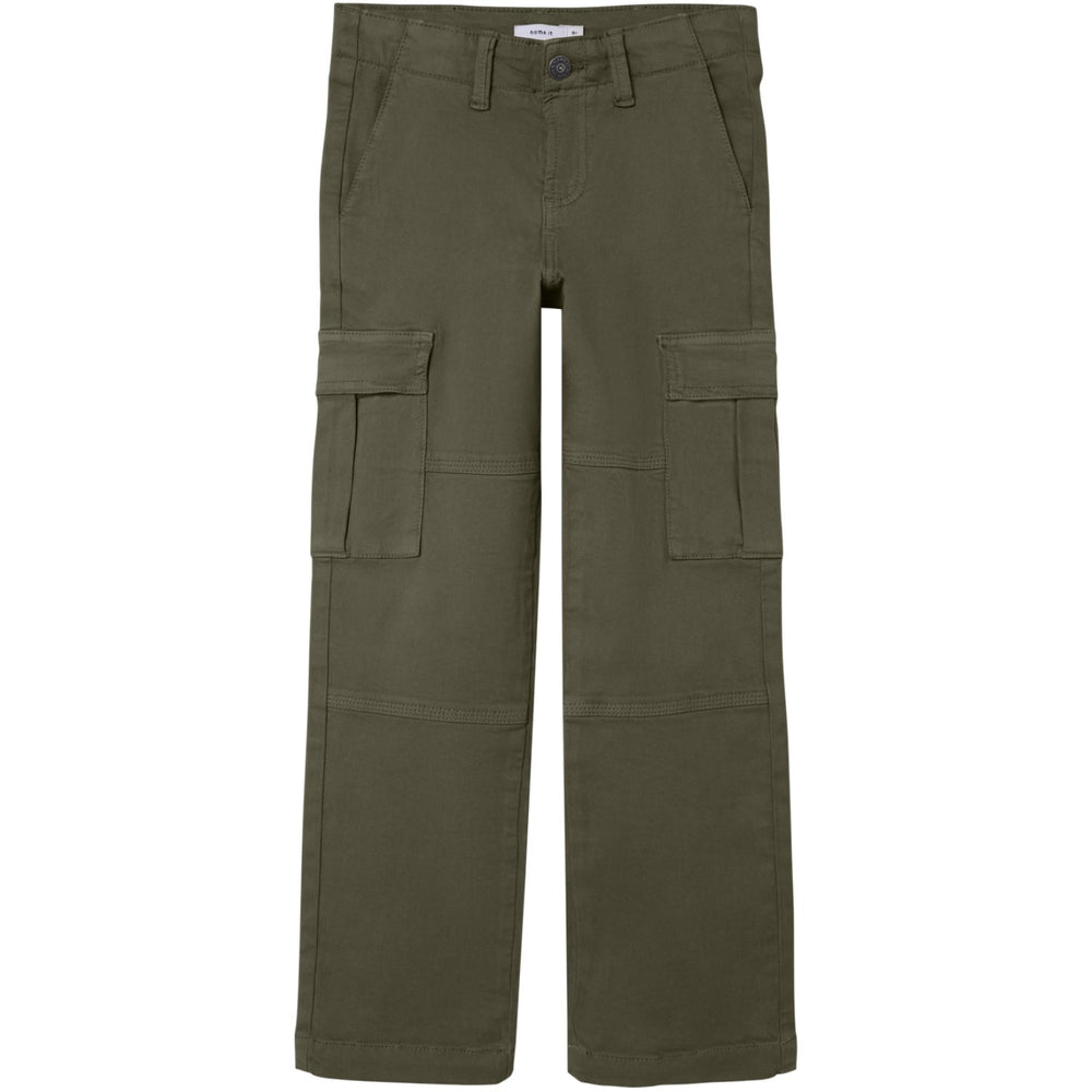 Køb Name It Olive Night Ryan Twill Cargo Bukser Noos